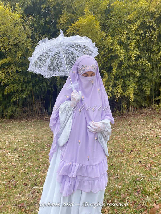 ♡ PRE-ORDER perle de lavande | rosette khimar