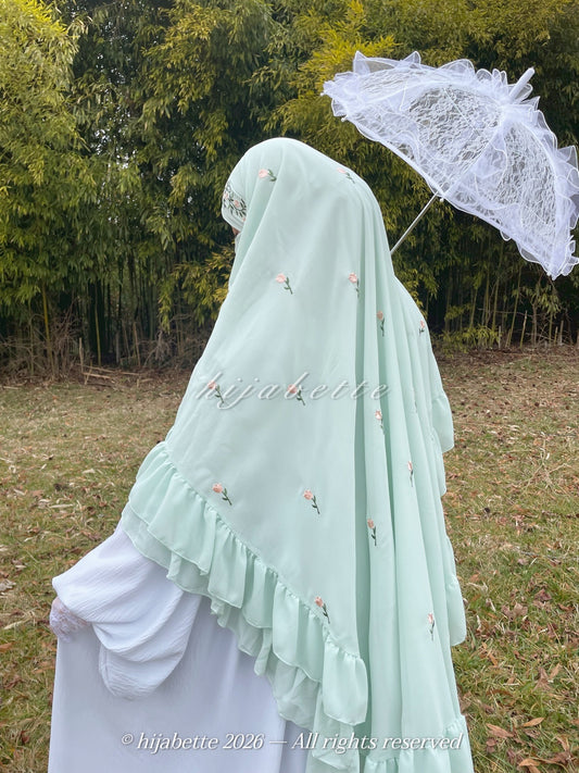 ♡ PRE-ORDER pistache claire | rosette khimar