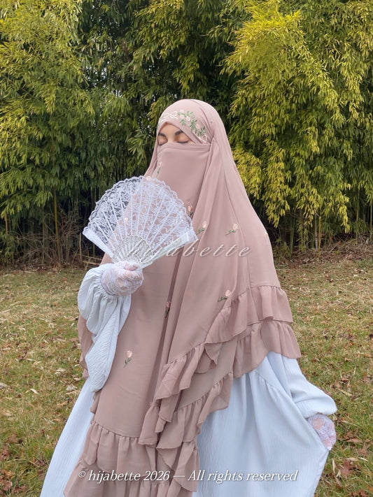 ♡ PRE-ORDER café latte | rosette khimar