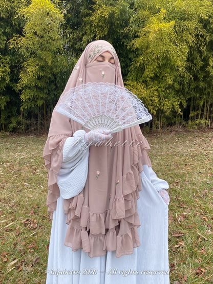 ♡ PRE-ORDER café latte | rosette khimar