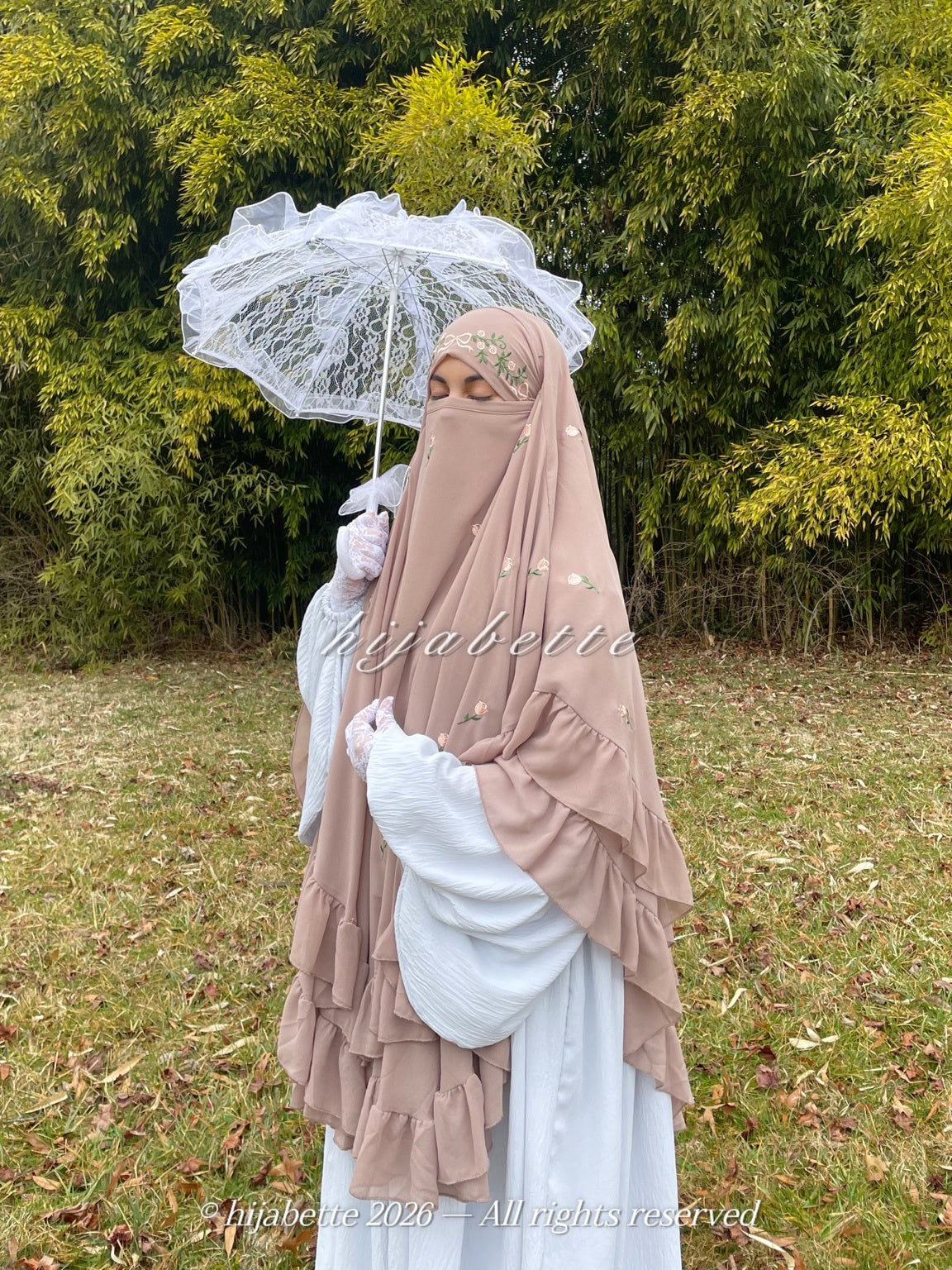 ♡ PRE-ORDER café latte | rosette khimar