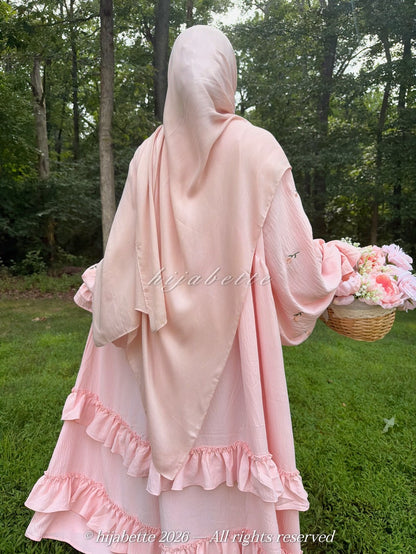 ♡ Blush Bloom | Rose Garden Abaya