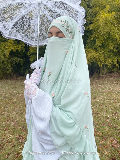 ♡ PRE-ORDER pistache claire | rosette khimar