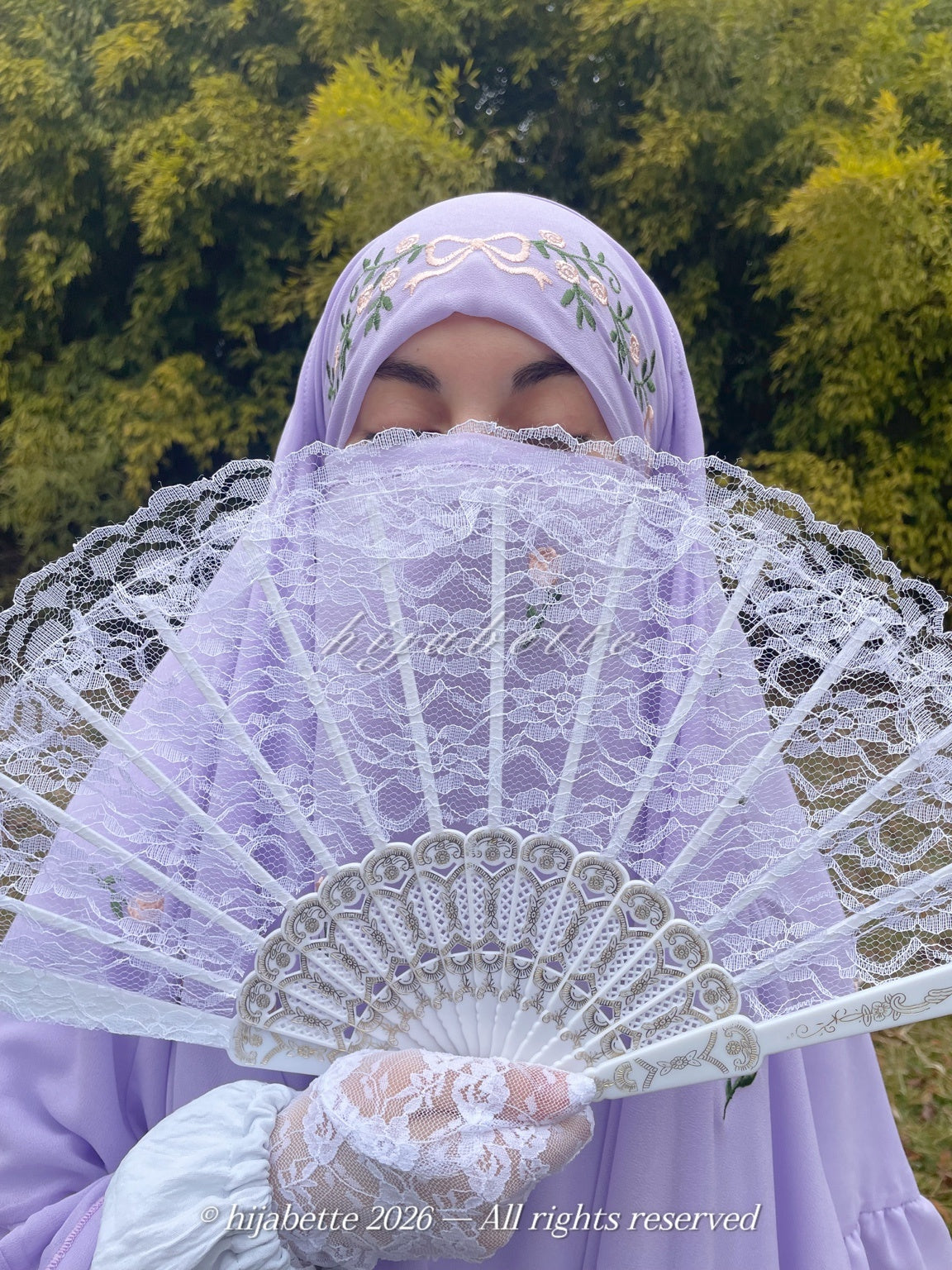 ♡ PRE-ORDER perle de lavande | rosette khimar