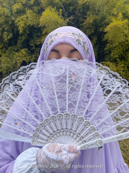 ♡ PRE-ORDER perle de lavande | rosette khimar