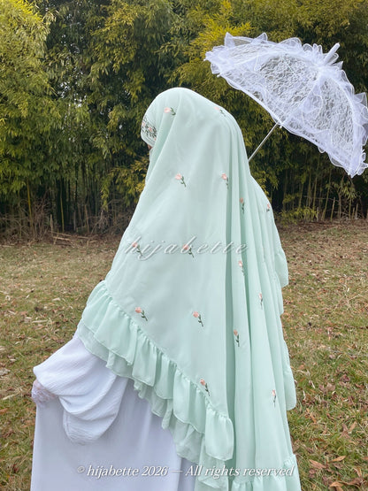 ♡ PRE-ORDER pistache claire | rosette khimar