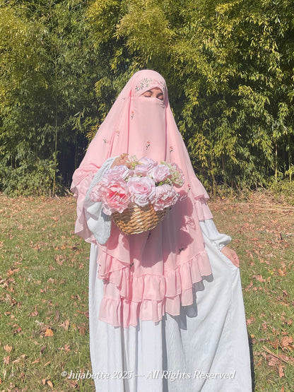 ♡ rosé cashmere | rosette khimar