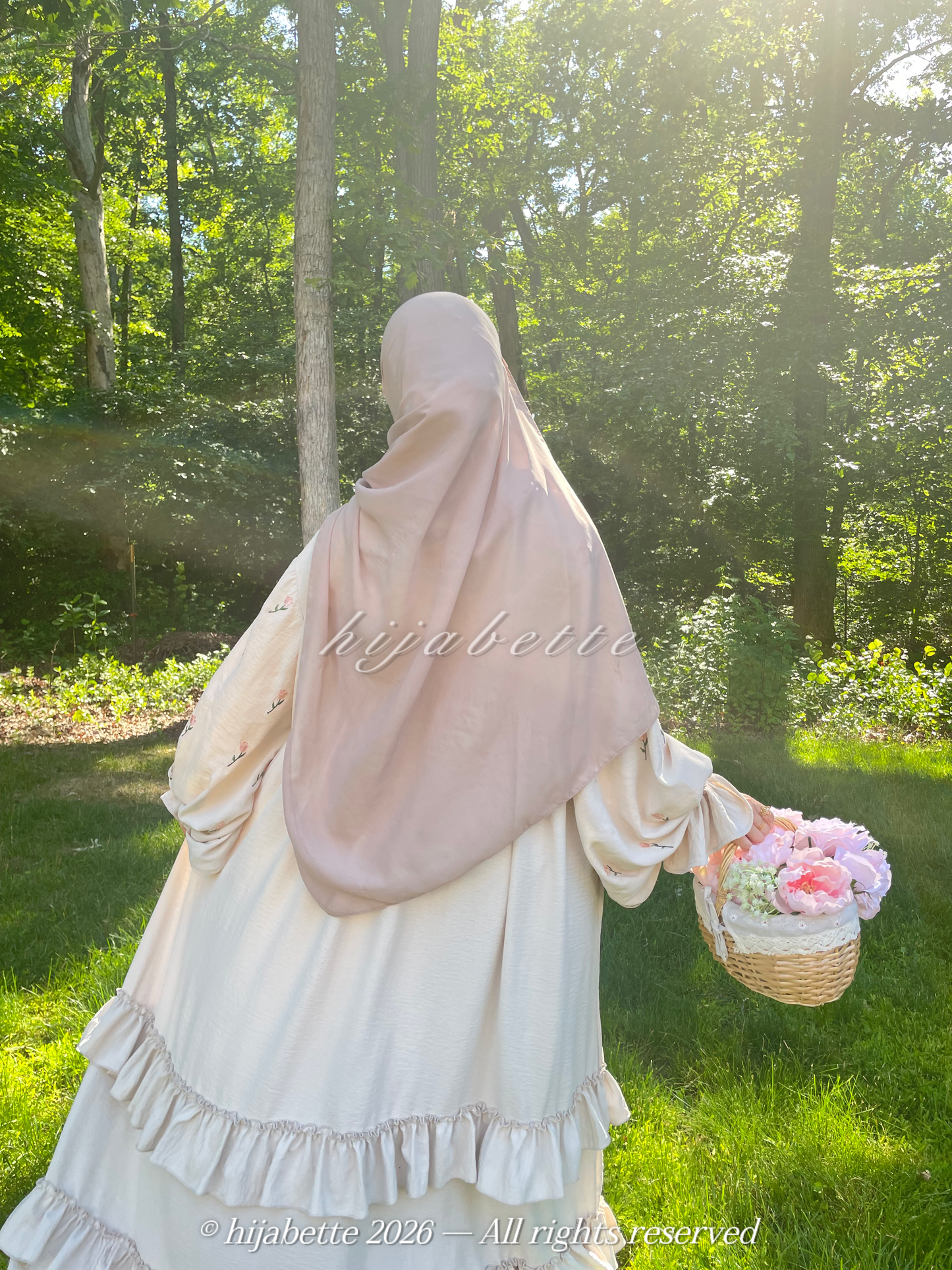 ♡ Vanilla Dahlia | Rose Garden Abaya