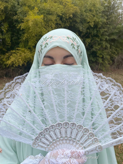 ♡ PRE-ORDER pistache claire | rosette khimar