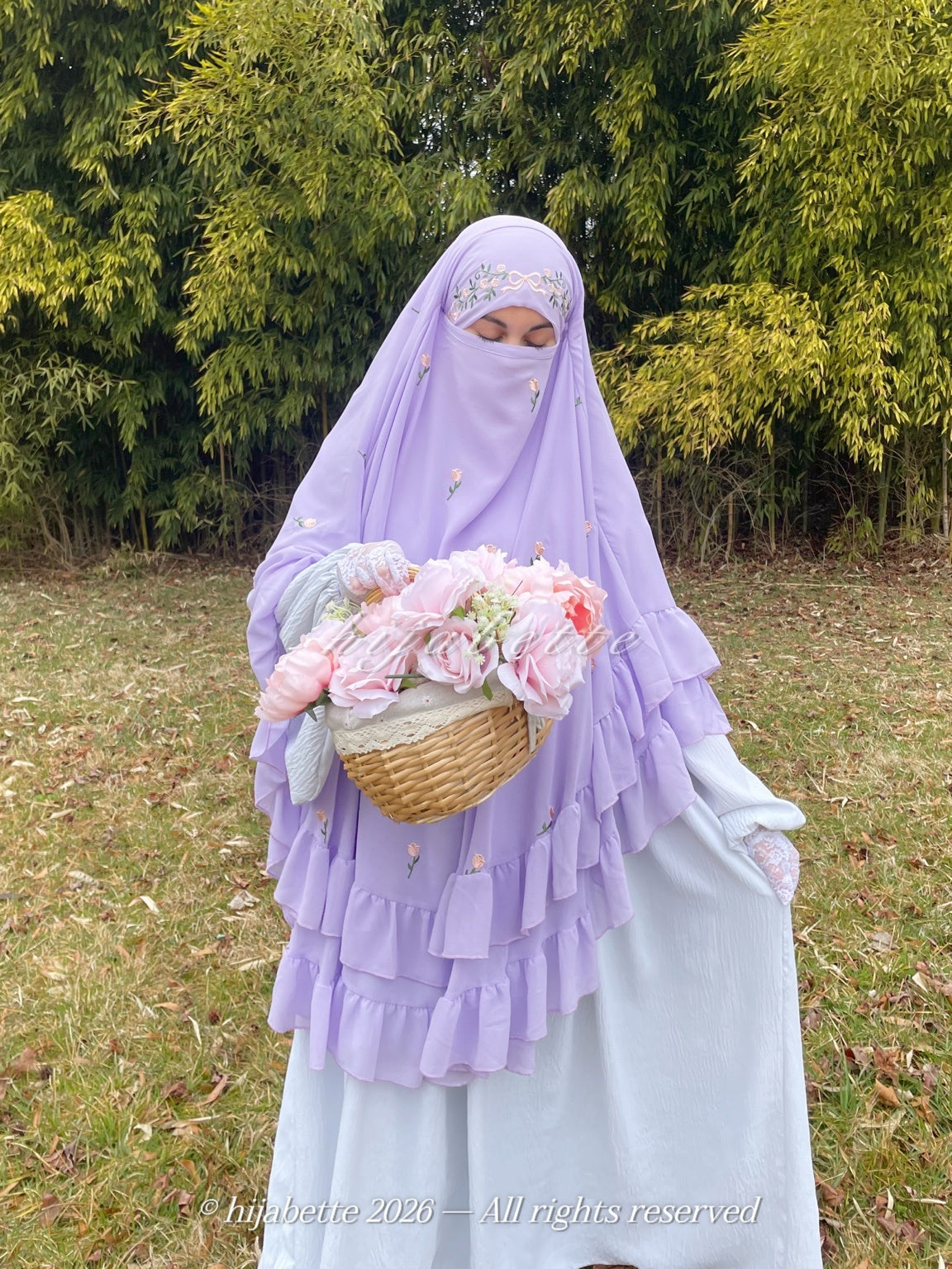 ♡ PRE-ORDER perle de lavande | rosette khimar