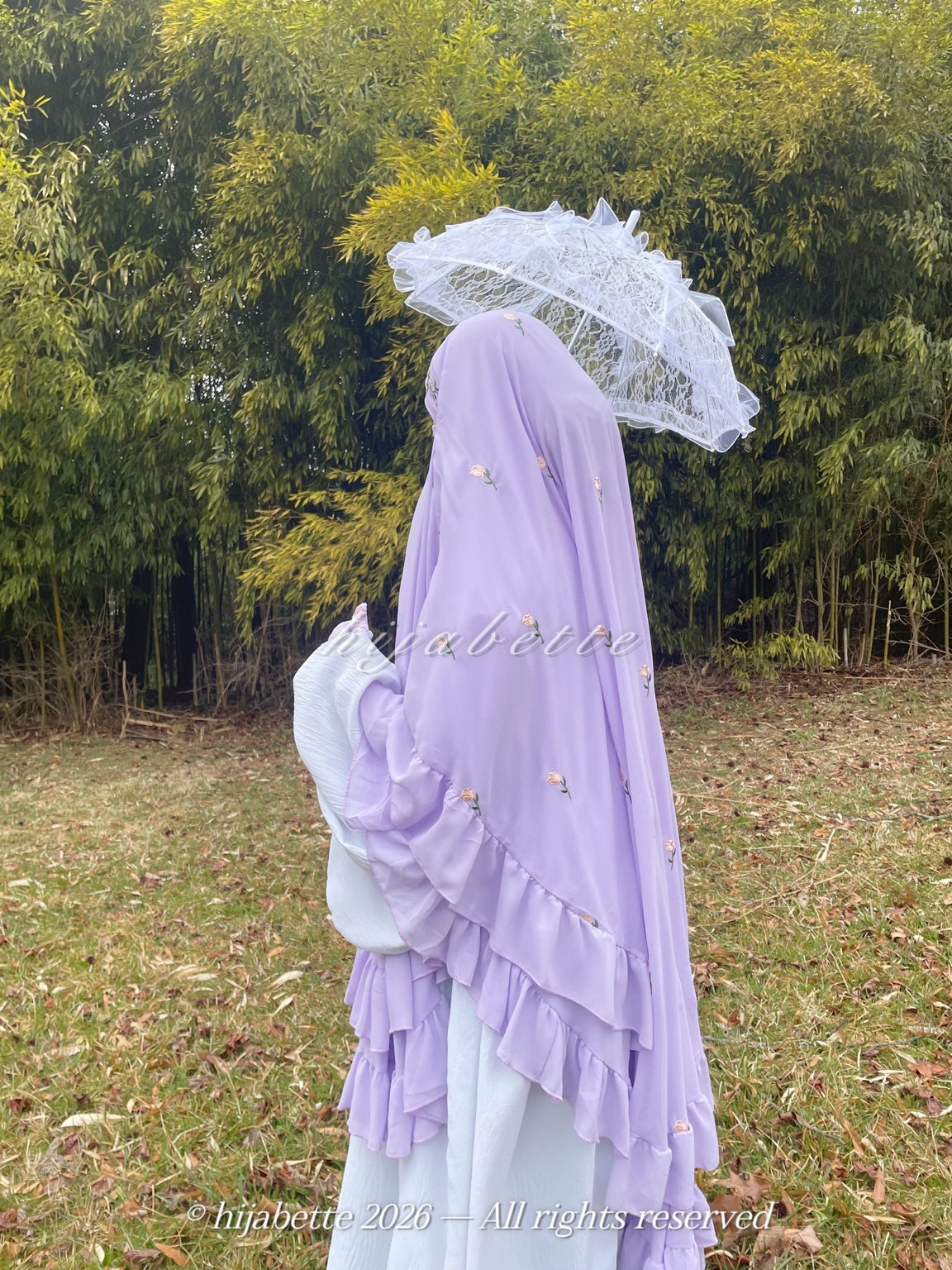 ♡ PRE-ORDER perle de lavande | rosette khimar