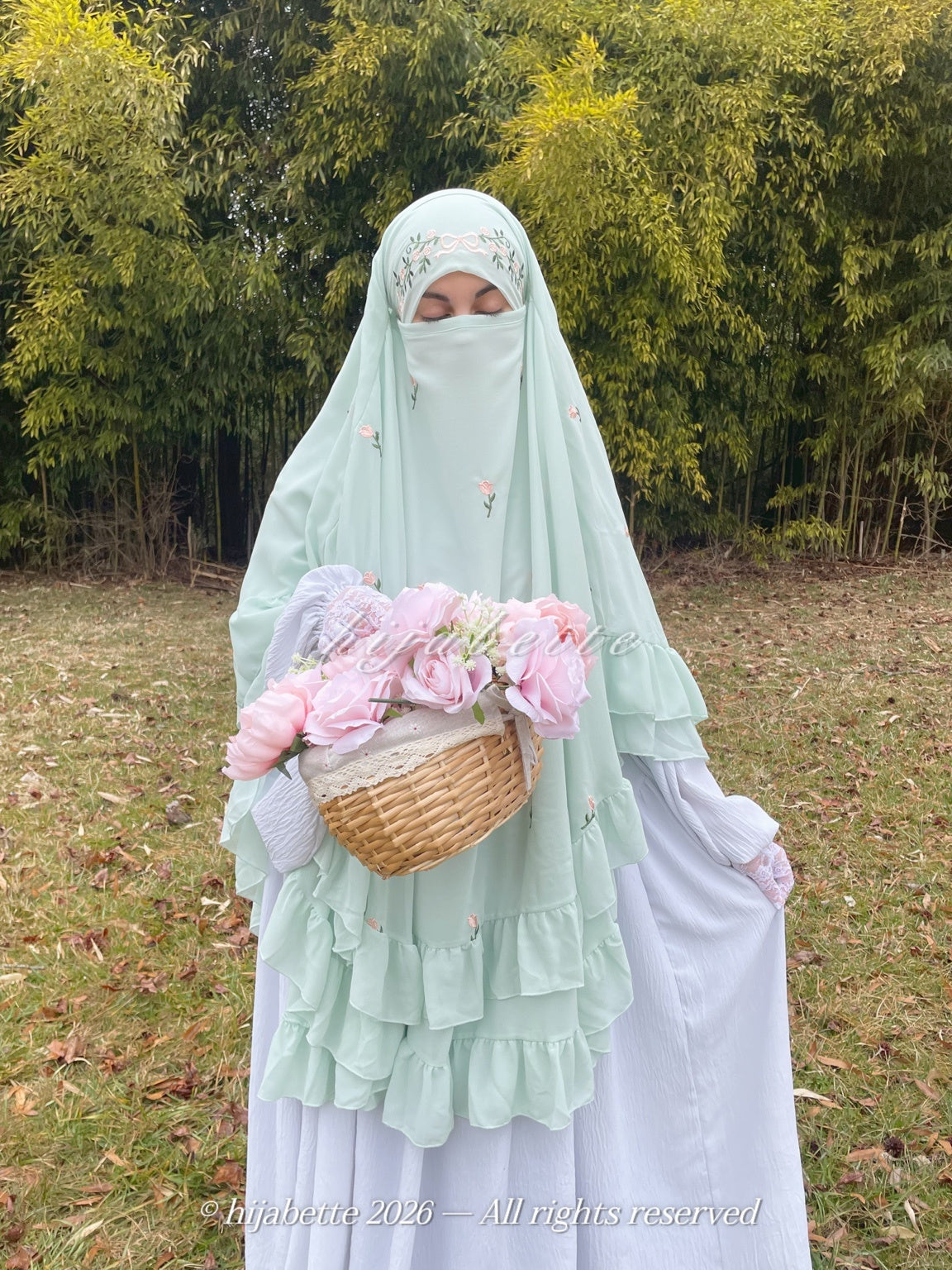 ♡ PRE-ORDER pistache claire | rosette khimar