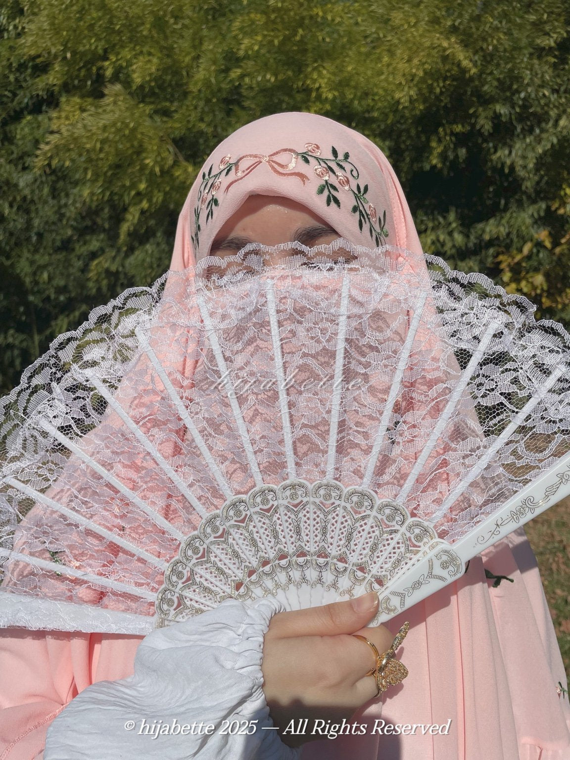 ♡ rosé cashmere | rosette khimar