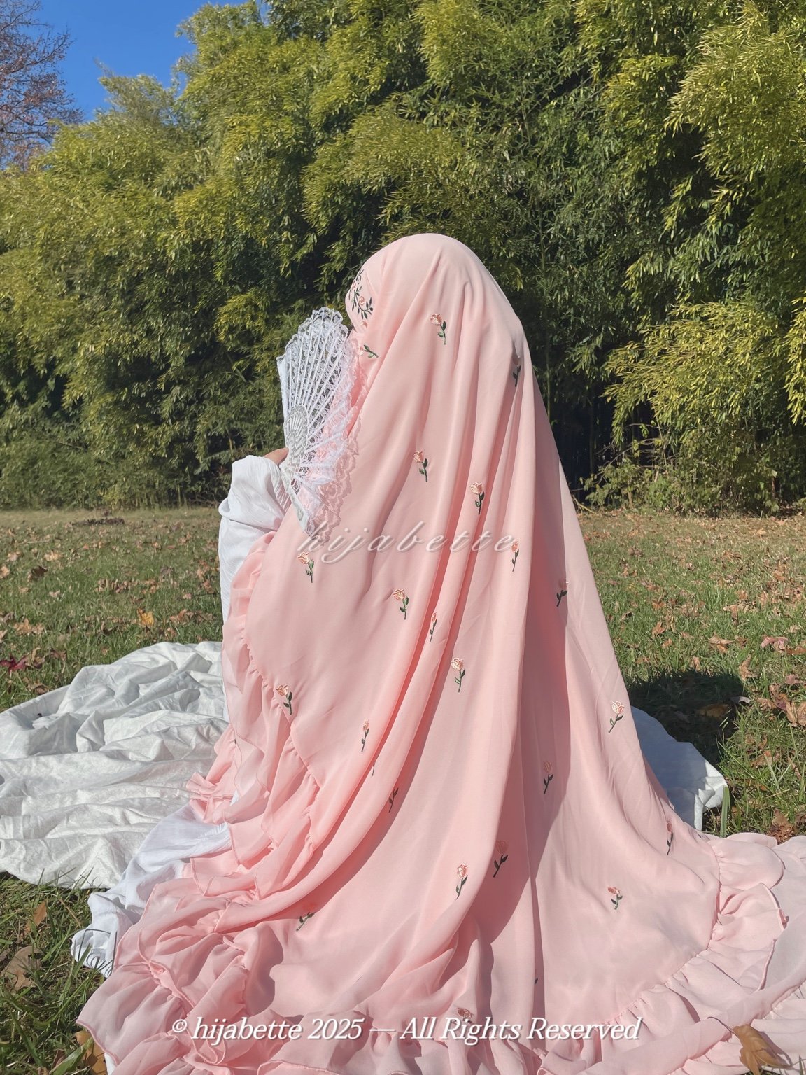 ♡ rosé cashmere | rosette khimar