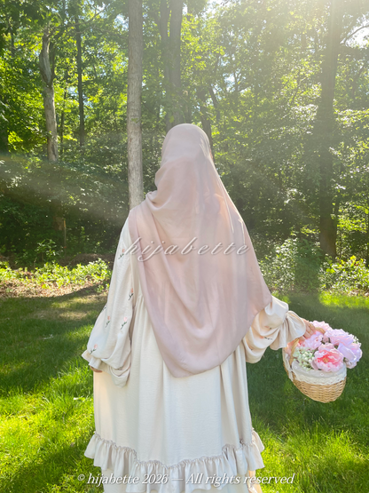 ♡ Vanilla Dahlia | Rose Garden Abaya