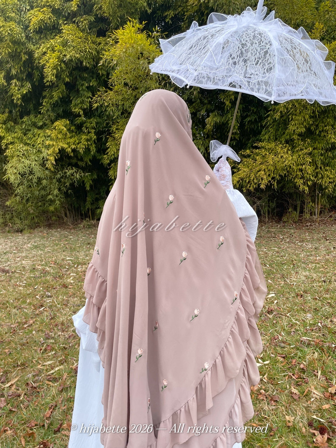 ♡ PRE-ORDER café latte | rosette khimar