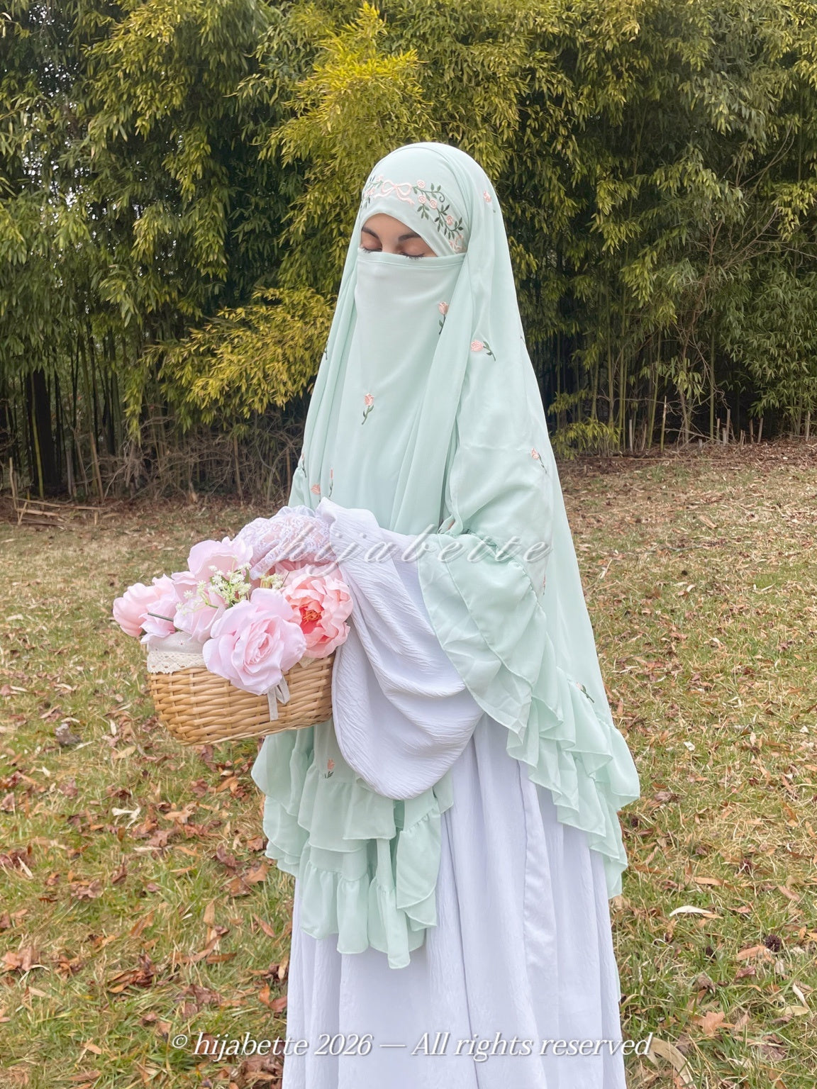 ♡ PRE-ORDER pistache claire | rosette khimar