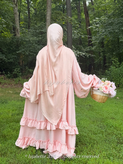 ♡ Blush Bloom | Rose Garden Abaya