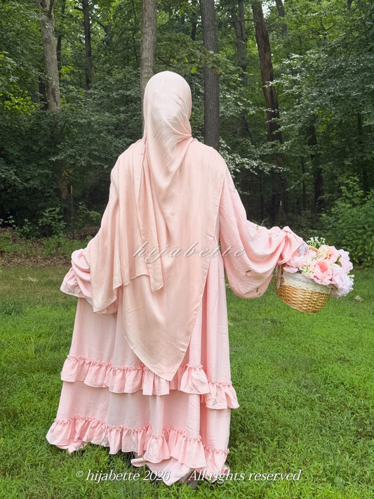 ♡ Blush Bloom | Rose Garden Abaya