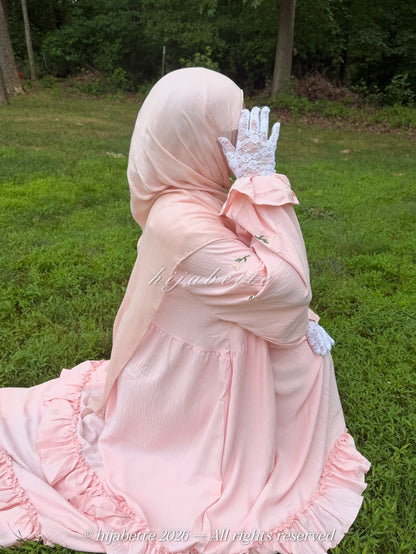 ♡ Blush Bloom | Rose Garden Abaya