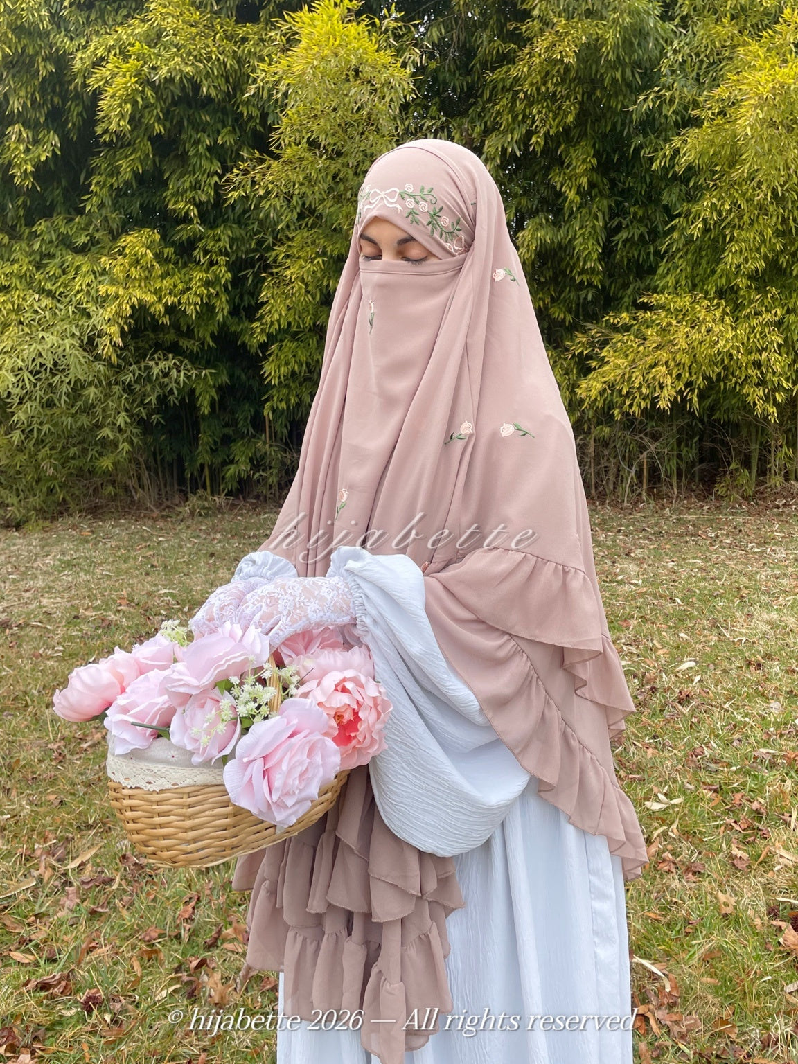 ♡ PRE-ORDER café latte | rosette khimar