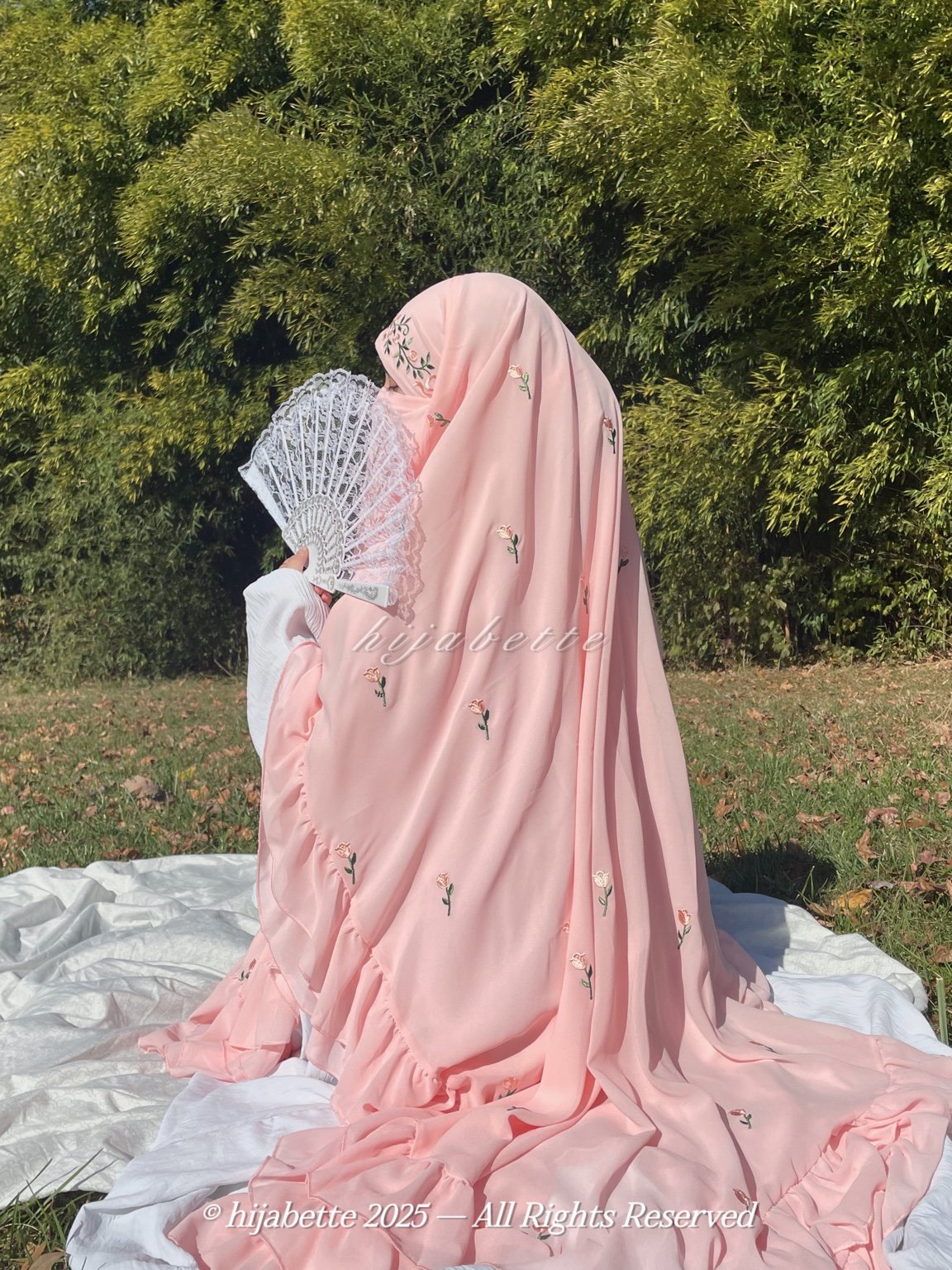 ♡ rosé cashmere | rosette khimar