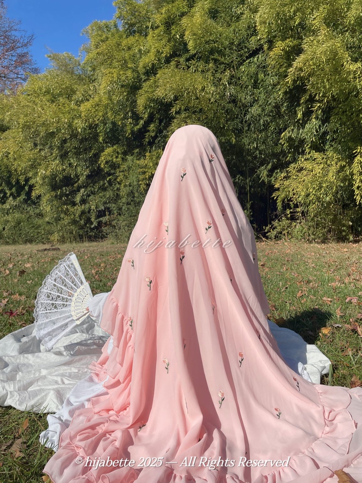 ♡ rosé cashmere | rosette khimar