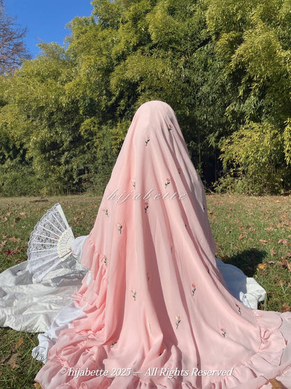 ♡ rosé cashmere | rosette khimar