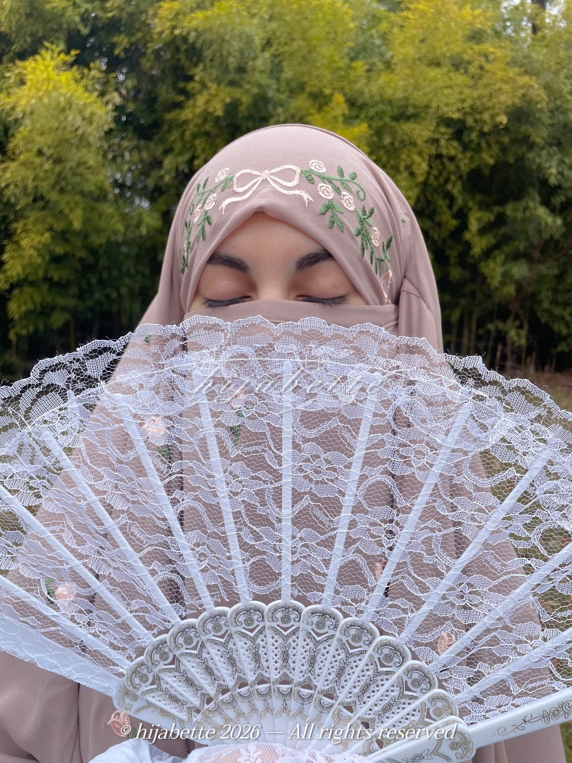 ♡ PRE-ORDER café latte | rosette khimar