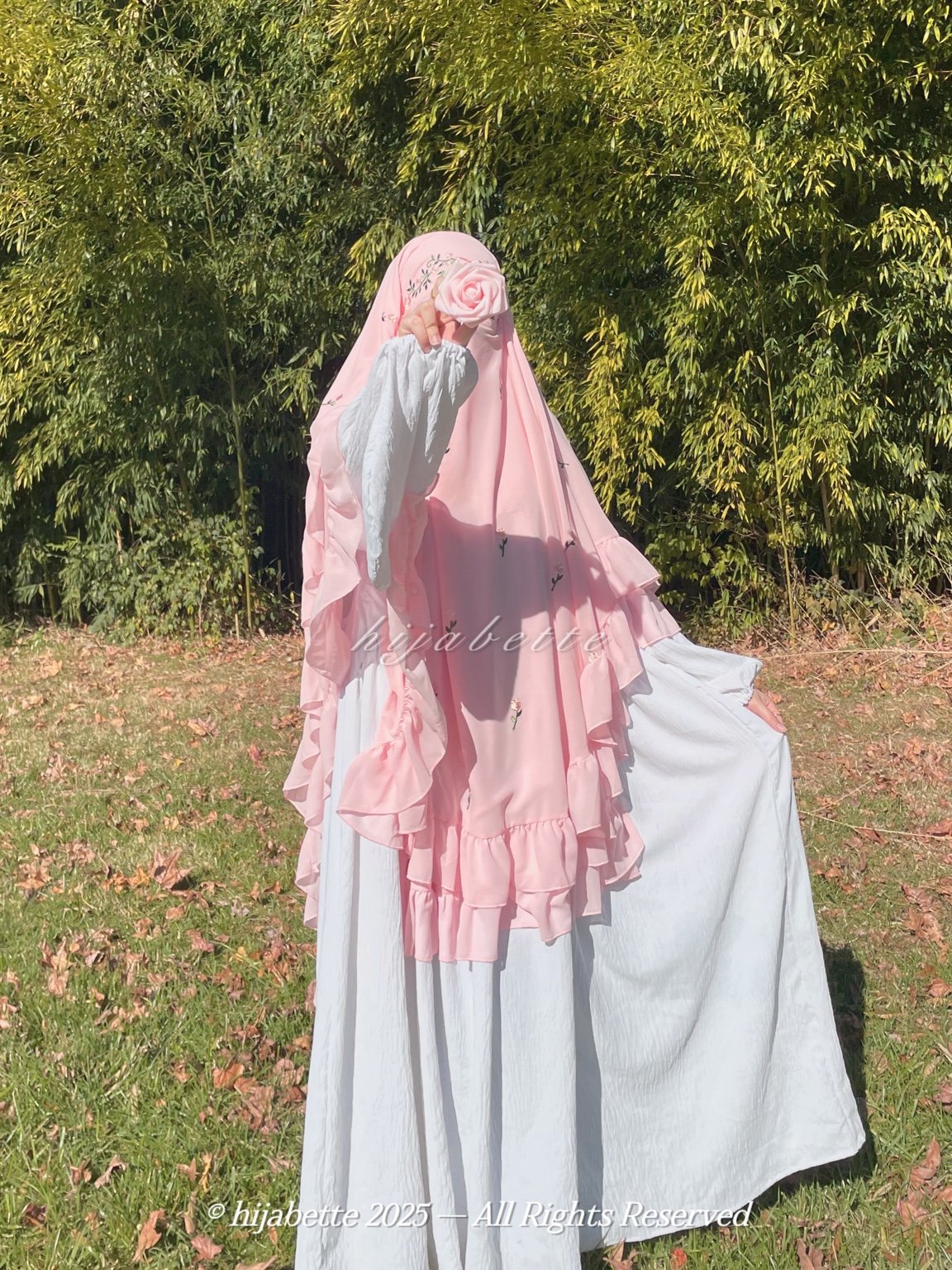 ♡ rosé cashmere | rosette khimar